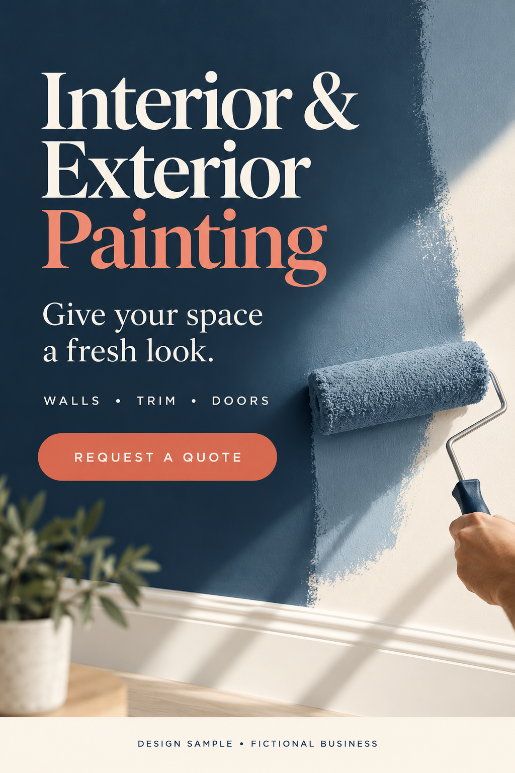Muestra en inglés: Interior & Exterior Painting